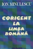 Corigent la limba romana