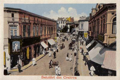 Craiova veche: Strada Buzesti animata, 1917 (Poster)