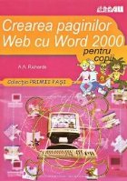 CREAREA PAGINILOR WEB CU WORD 2000... PENTRU COPII