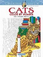 Creative Haven Cats Color by Number Coloring Book