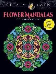 Creative Haven Flower Mandalas Coloring Book