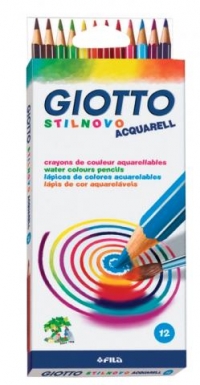 Creioane color acuarela GIOTTO STILNOVO - 12 culori