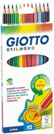 Creioane color GIOTTO STILNOVO 12 culori