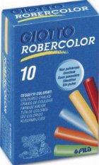 Creta color GIOTTO ROBERCOLOR - nu face praf, 10 bucati/cutie