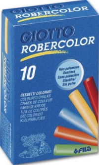 Creta color GIOTTO ROBERCOLOR - nu face praf, 10 bucati/cutie