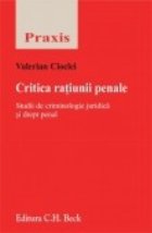 Critica ratiunii penale Studii criminologie