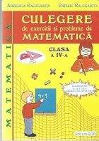 Culegere exercitii probleme matematica Clasa