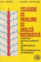 Culegere de probleme de analiza matematica pentru bacalaureat si admiterea in invatamantul superior