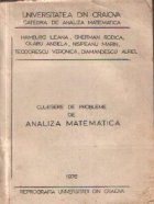 Culegere probleme analiza matematica