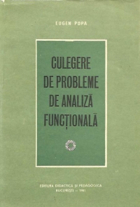 Culegere de probleme de analiza functionala