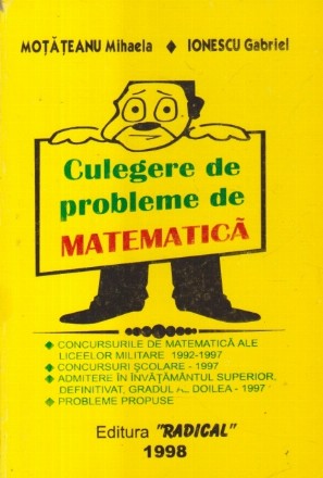 Culegere de probleme de matematica (Motateanu, Ionescu)