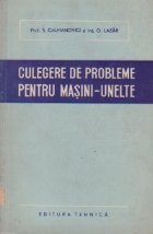 Culegere de probleme pentru masini-unelte