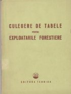 Culegere de tabele pentru exploatarile forestiere