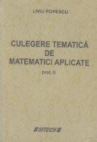 Culegere tematica matematici aplicate Volumul