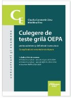 Culegere de teste grilă OEPA pentru admitere şși definitivat în avocatură cu explicaţii ale variantelor 