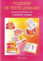 Culegere texte literare pentru elevii