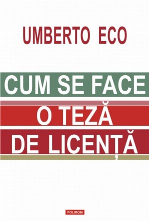 Cum se face o teză de licenţă (ediţia 2020)