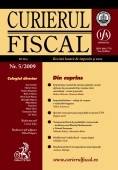 Curierul fiscal, Nr.5/2009