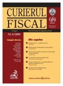 Curierul fiscal, Nr. 8/2009