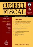 Curierul fiscal, Nr. 4/2010