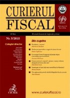 Curierul fiscal, Nr. 5/2010