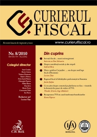 Curierul fiscal Nr.8/2010