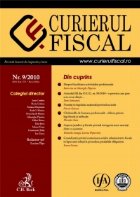 Curierul fiscal, Nr. 9/2010