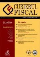 Curierul fiscal, Nr. 10/2010