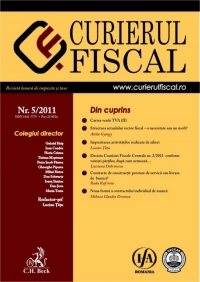 Curierul fiscal, Nr. 5/2011