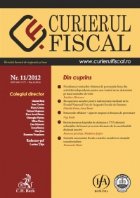 Curierul Fiscal, Nr. 11/2012