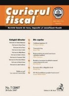 Curierul fiscal, nr. 7/2007