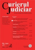 Curierul Judiciar, Nr. 7/2009