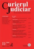 Curierul Judiciar, Nr. 11/2009