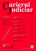 Curierul Judiciar, Nr. 8/2010