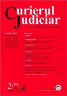 Curierul Judiciar, Nr. 2/2011