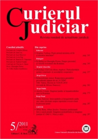 Curierul Judiciar, Nr. 5/2011