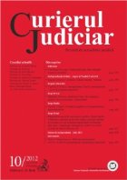 Curierul Judiciar, Nr. 10/2012