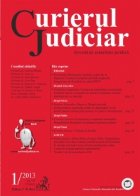 Curierul Judiciar, Nr. 1/2013