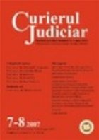 Curierul Judiciar, Nr. 7-8/2007