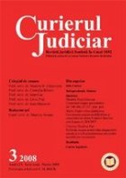 Curierul Judiciar, Nr. 3/2008