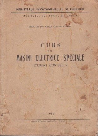 Curs de masini electrice speciale (Curent alternativ)