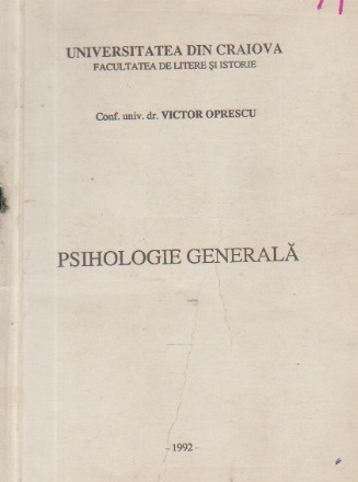 Curs de psihologie generala (Victor Oprescu)