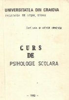 Curs Psihologie Scolara