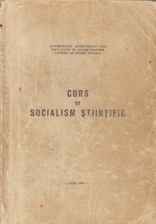 Curs de Socialism Stiintific