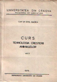 Curs - Tehnologia cresterii animalelor, Volumul al II-lea