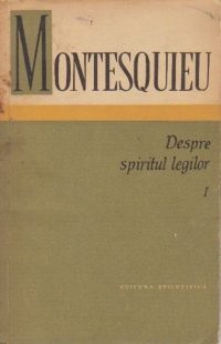 Despre spiritul legilor, Volumul I