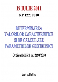 Determinarea valorilor caracteristice si de calcul ale parametrilor geotehnici - editia I - 19 iulie 2011