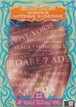 Dictionar de antonime si omonime