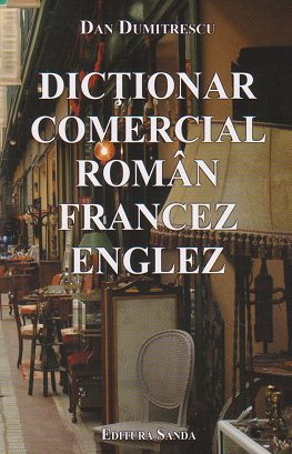 Dictionar comercial roman-francez-englez