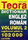 Dictionar englez roman, volumul 2 - supliment pana la 102.000 cuvinte